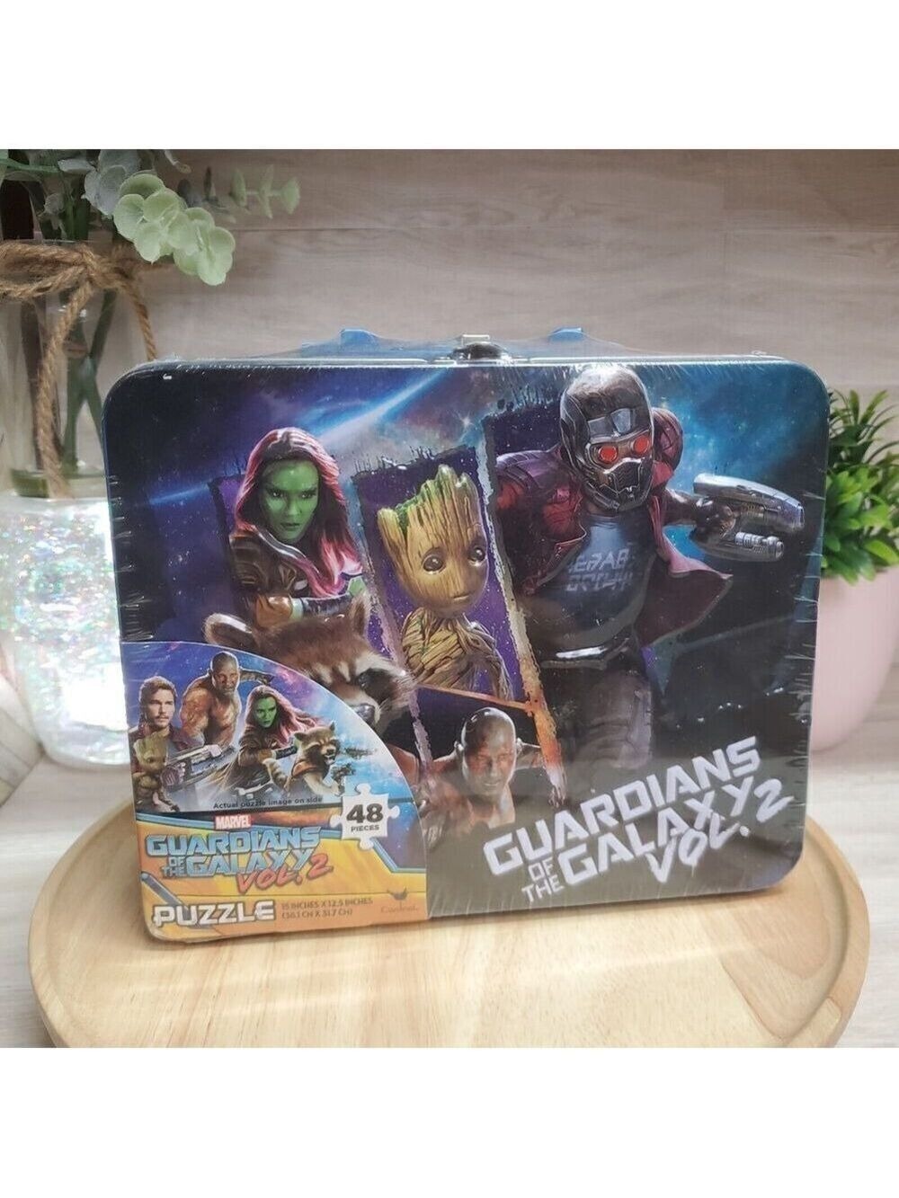 Marvel Guardians of the Galaxy Vol 2 Puzzle and Tin Lunch Box
